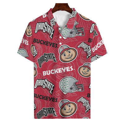 Ohio State Buckeyes Polo Shirt | 180GSM White game day varsity apparel