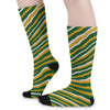Green Bay Packers Zebra Socks – football shirt, breathable comfort wear, image 1.0