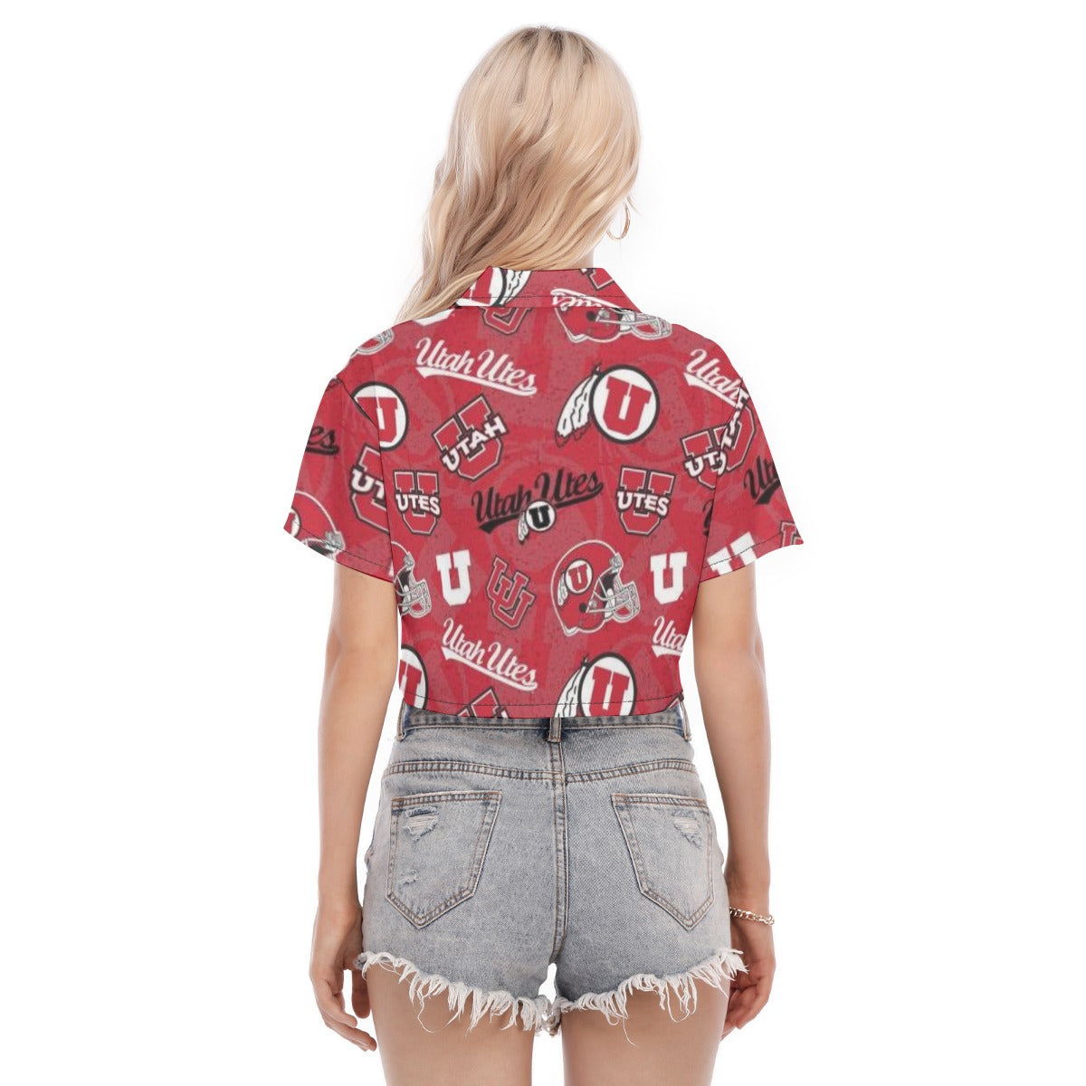 Utah Utes Women's Cropped Shirt varsity sportswear product image 4.0