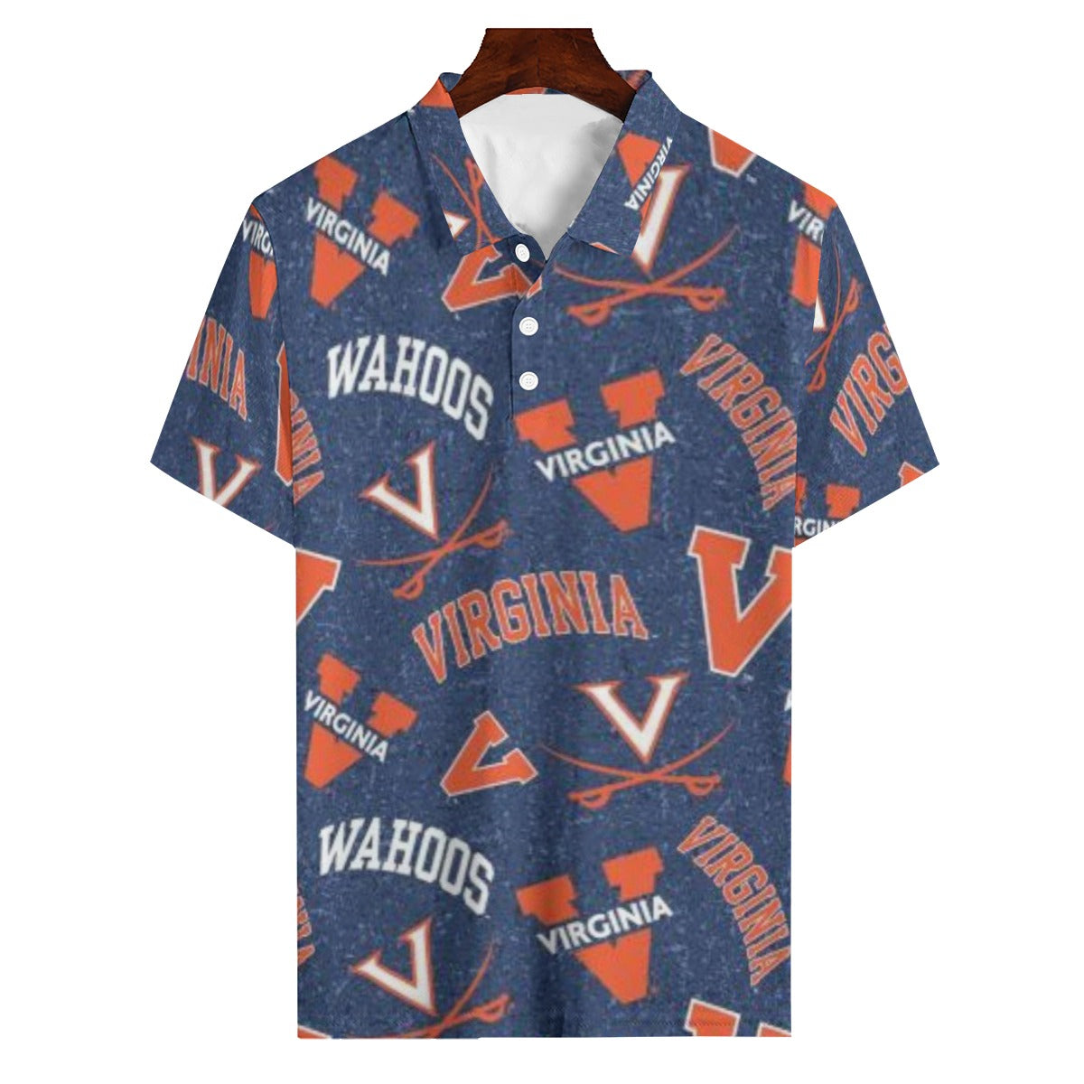 Virginia Cavaliers Polo Shirt | 180GSM White sports streetwear apparel