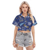 Kansas City Royals Women's Cropped Shirt kansas city royals baseball fan apparel game day outfit