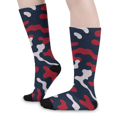 Houston Texans Camo Long Socks – fan gear, game day outfit, image 1.0