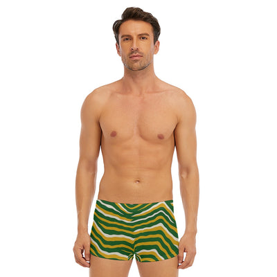 Green Bay football Men's Short Boxer Briefs – fan gear, casual fan outfit, image 1.0