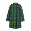 Notre Dame Fighting Irish Green Navy Gold Plaid Womens Chiffon Shirt With Elbow Sleeve 7 green navy gold plaid women fashion apparel