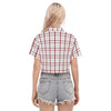kansas jayhawks tartan plaid women shirt women tartan plaid game day fashion
