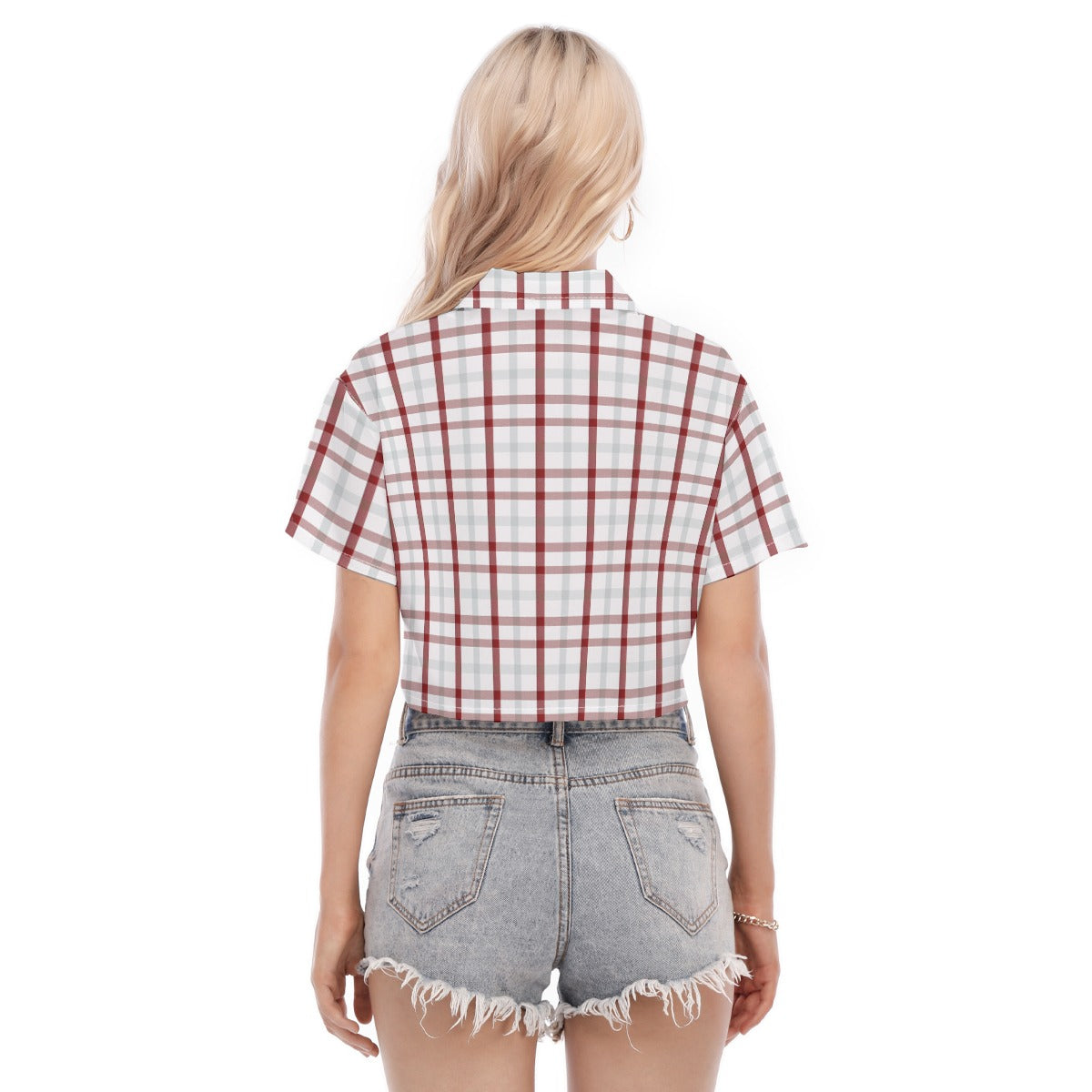 kansas jayhawks tartan plaid women shirt women tartan plaid game day fashion