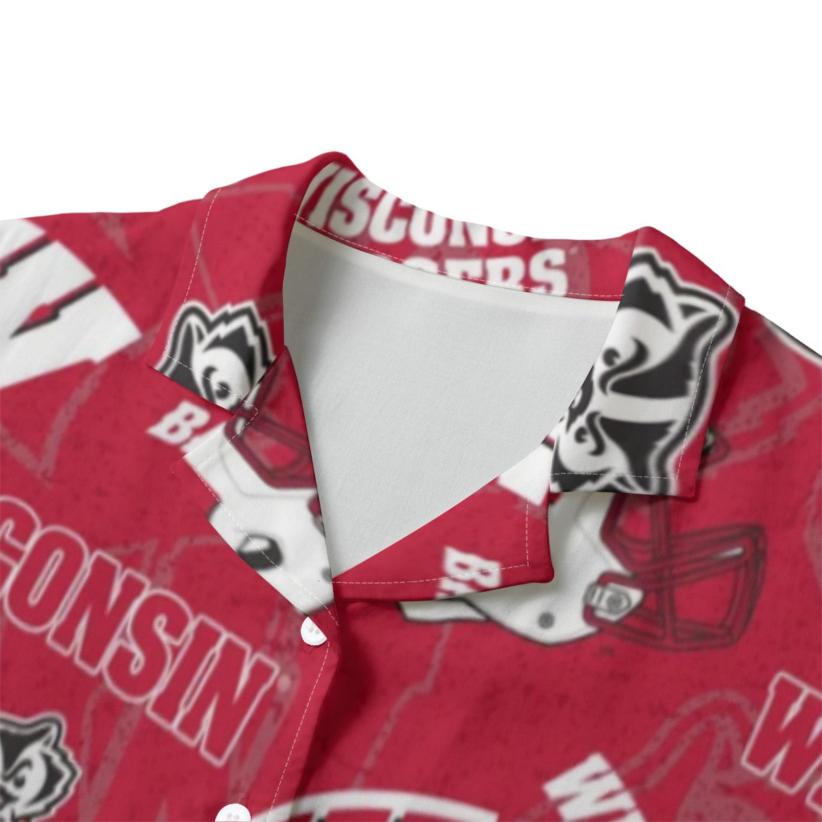 Wisconsin Madison Badgers Hawaii Shirt | 120GSM - Badgers football tee varsity sportswear product image 3.0