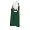Iran Soccer T-Shirt Green White – Iran Football Shirt Team Melli Fan Tee