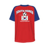 South Korea Vintage Soccer T-Shirt – Retro 90s South Korea Football Fan Shirt Taeguk Warriors Style – fan gear, casual fan outfit, image 1.0