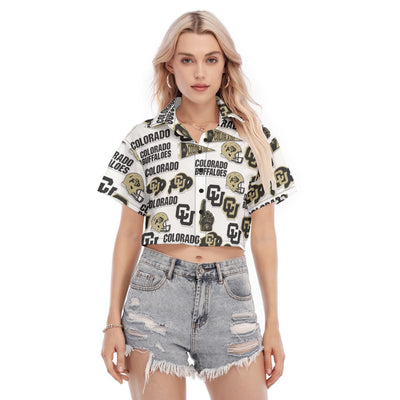 Colorado Buffaloes Women's Cropped Shirt varsity sportswear product image 1.0
