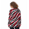 White Smoke Georgia - Bulldogs zebra Women's Pullover Hoodie
