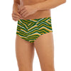 White Smoke Green Bay football zebra Men's Triangle Low-rise Underwear