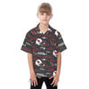 Arizona Cardinals Kid's Hawaiian Vacation Shirt red white football outfit back view