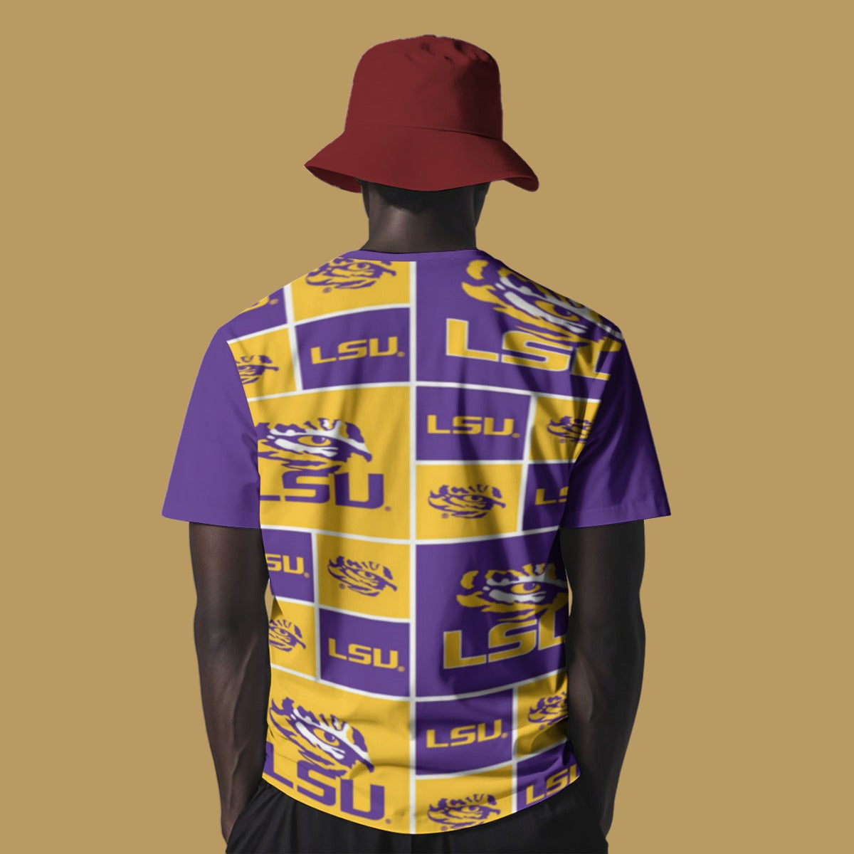 Louisiana State University - Tigers Men's O-Neck T-Shirt - Baton Rouge football tee varsity sportswear product image 2.0
