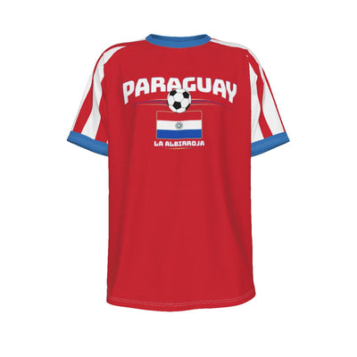 Paraguay Vintage Soccer T-Shirt – Retro 90s Paraguay Football Fan Shirt La Albirroja Style – breathable comfort wear, breathable comfort wear, image 1.0