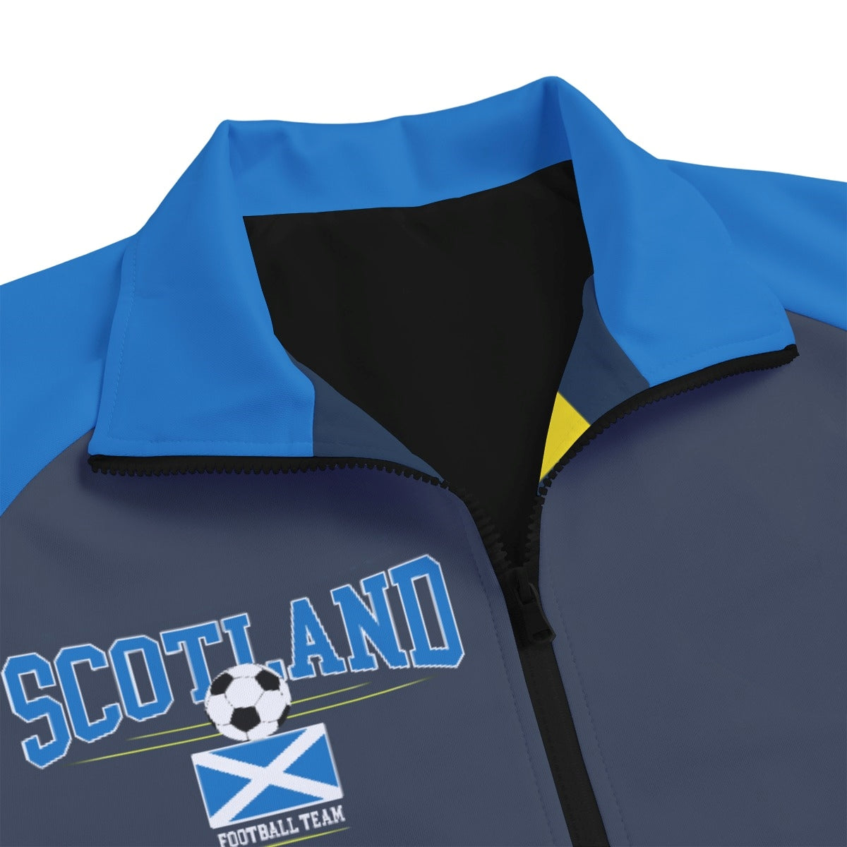 Scotland Jacket Blue – Soccer Track Jacket for Game Day and Streetwear