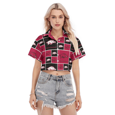 Arkansas Razorbacks Women's Cropped Shirt varsity sportswear product image 1.0