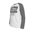 Lavender Chicago Baseball Club Shirt – South Side Illinois Est 1901 Long Sleeve Raglan Tee
