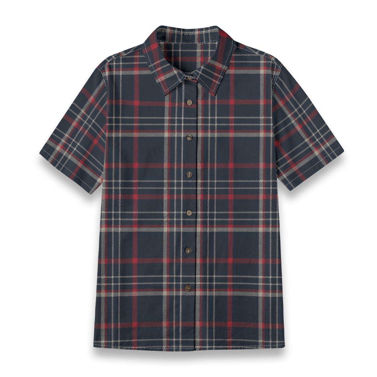 connecticut huskies tartan plaid women shirt