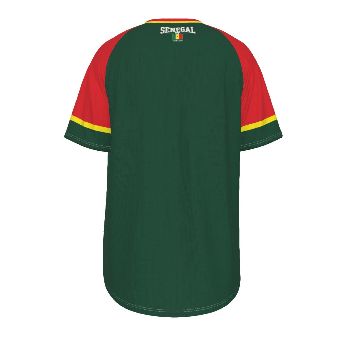 Senegal Soccer T-Shirt Green Red Yellow – Senegal Football Shirt Teranga Lions Fan Tee streetwear fashion product image 4