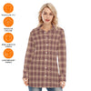 college tartan plaid women shirt women tartan plaid fashion