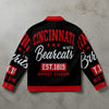 Cincinnati Bearcats Unisex Collared Jacket – lightweight game day shirt, nfl fan apparel, image 1.0
