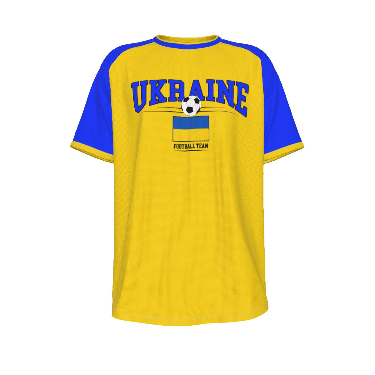 Ukraine Soccer Fan T-Shirt – Vintage Ukraine Football Shirt Retro Ukrainian National Team Style | Classic Ukraine Soccer Tee – casual fan outfit, sportswear style, image 1.0