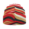 White Smoke San Francisco 415 Zebra Beanie – Game Day Streetwear Essential