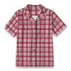 Alabama Football Hawaiian Shirt Men – Crimson Plaid Short Sleeve 125GSM Cotton – fan gear, casual fan outfit, image 1.0