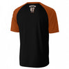 Black Austin Texas State 87 Varsity T-Shirt – Black and Orange Athletic Streetwear Tee