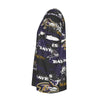 baltimore-ravens-short-sleeve-t-shirt purple black football outfit front view