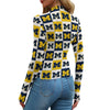 Michigan - Wolverines Women's Mesh T-shirt White varsity sports apparel