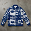Penn State - Nittany Lions Unisex Collared Jacket White varsity sports apparel