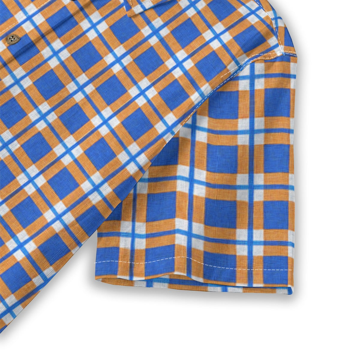 florida gators tartan plaid blue orange  women tartan plaid game day shirt
