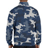 Penn State - Nittany Lions camo Men's Hidden Half-Zip Placket Hoodie White varsity sports apparel