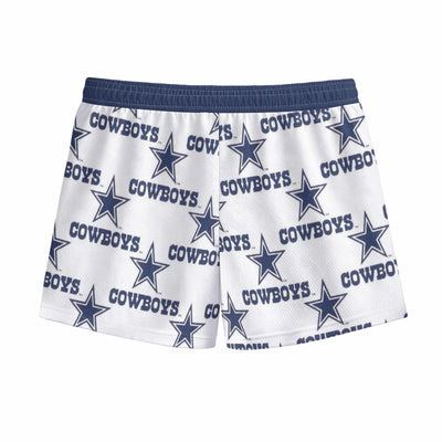 Dallas Cowboys Youth Shorts with Inner Drawstring|Birdseye
