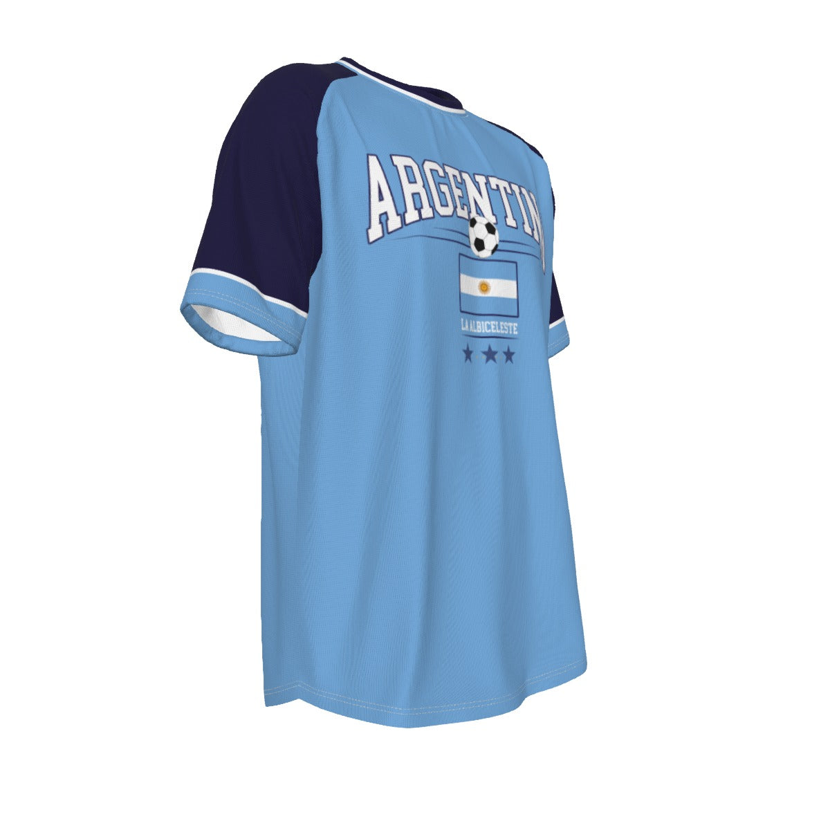 White Smoke Argentina Soccer Fan T-Shirt – Vintage Argentina Football Shirt Retro Albiceleste National Team Style | Classic Argentina Soccer Tee