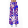 White Smoke Buffalo Zebra Football Women’s High-Waisted Straight-Leg Trousers – Clean Game Day Streetwear