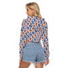 Florida - Gators Women's Crop Top Hoodie|Velvet - college football fan apparel sportswear product image 4.0
