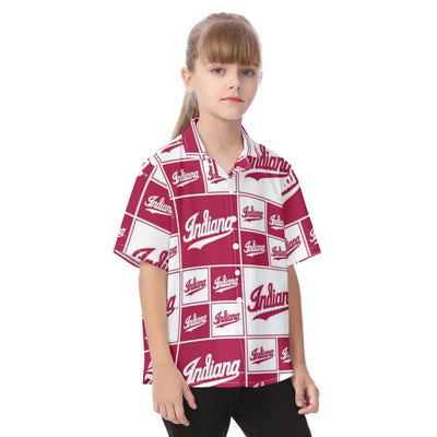 Indiana Hoosiers Kid's Hawaiian Vacation Shirt