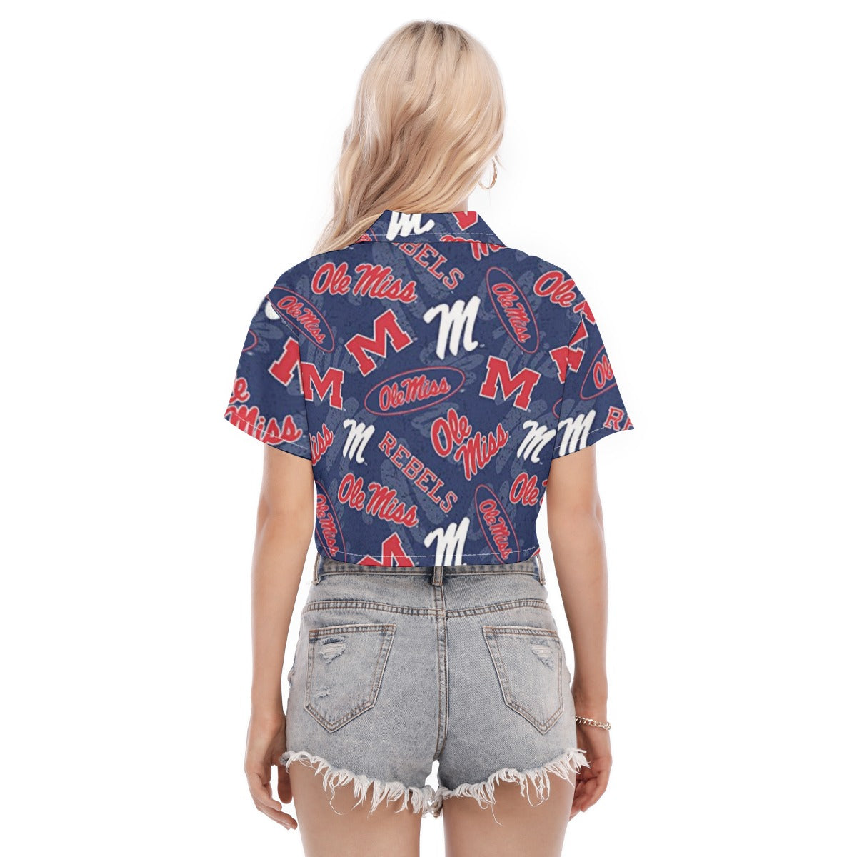 Ole Miss Rebels Women's Cropped Shirt varsity sportswear product image 4.0