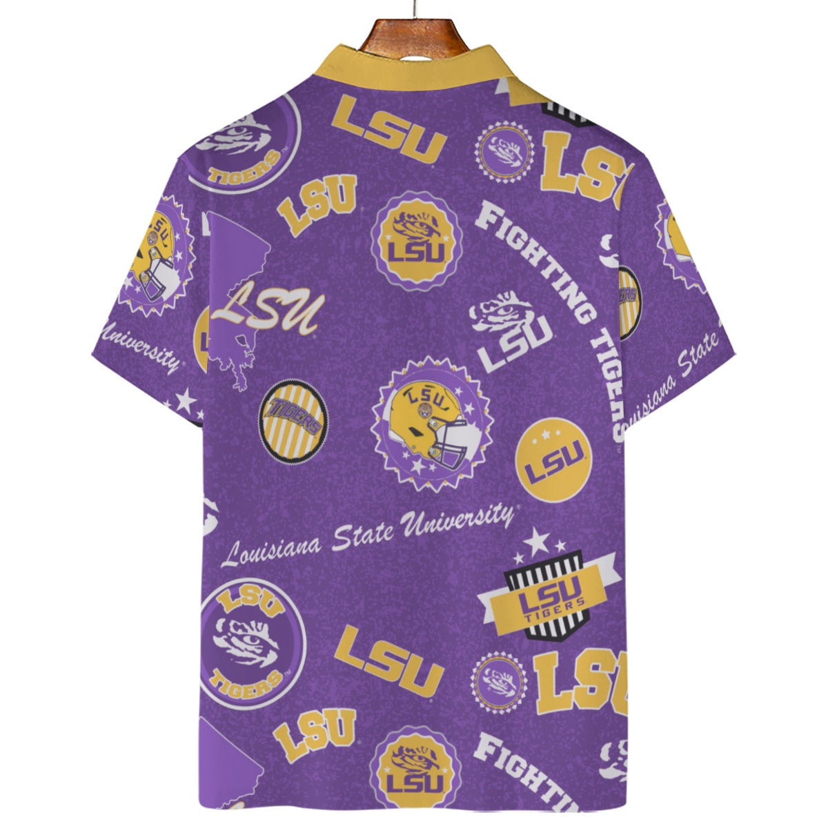 Louisiana Tigers Men's Polo Shirt | 180GSM - Baton Rouge football tee varsity sportswear product image 2.0