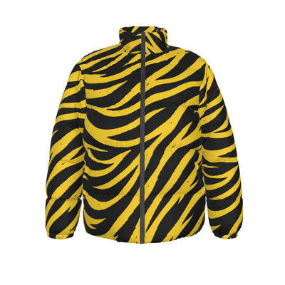 Pittsburgh football yellow black Unisex Stand-up Collar Down Jacket – football shirt, fan gear, image 1.0