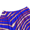 White Smoke Buffalo football Women's Long Maxi Skirt With Pockets – Red Blue White Zebra Game Day Style