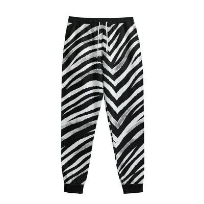 Las Vegas Football Zebra Jogger Pants – Black and White Game Day Streetwear – nfl fan apparel, football shirt, image 1.0