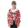 San Francisco Football Camo Kid's Heavy Fleece Zip Up Hoodie – lightweight game day shirt, casual fan outfit, image 1.0