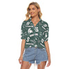 Michigan State Spartans Women's V-neck Shirts - Big Ten football apparel varsity sportswear product image 1.0