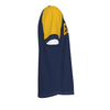 Ecuador Soccer T-Shirt Blue and Yellow – Ecuador Football Fan Shirt with Flag Crest