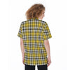 kansas jayhawks tartan plaid oversized button up women shirt iowa hawkeyes tartan plaid oversized button up women shirt women's shirt women tartan plaid game day fashion