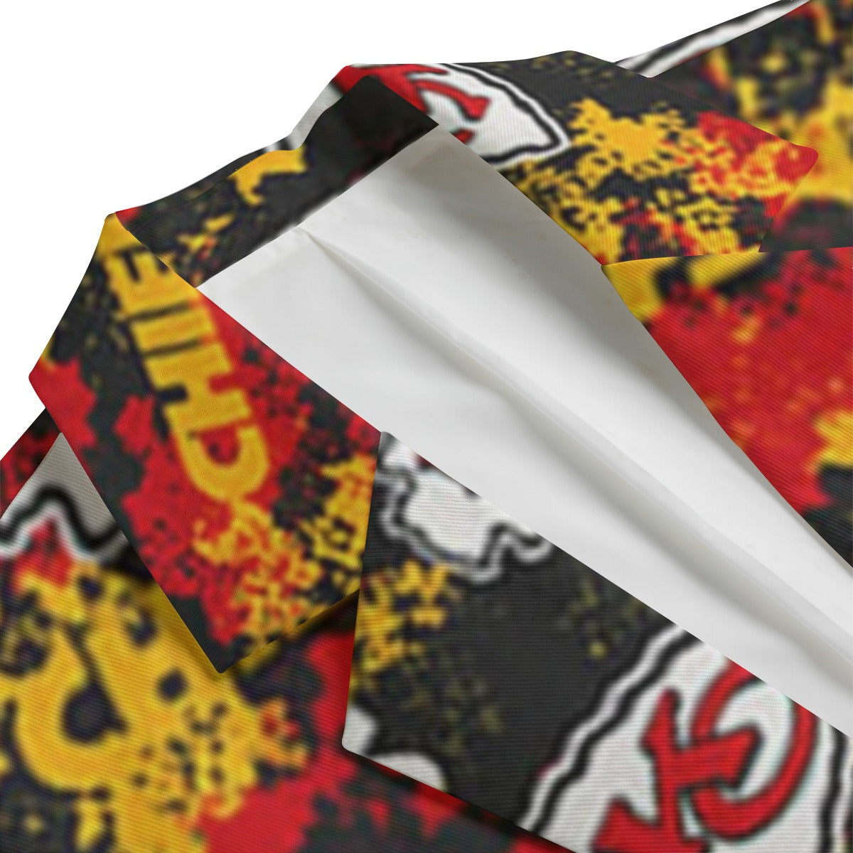 Kansas City Football Blazer Red Yellow Game Day Jacket
